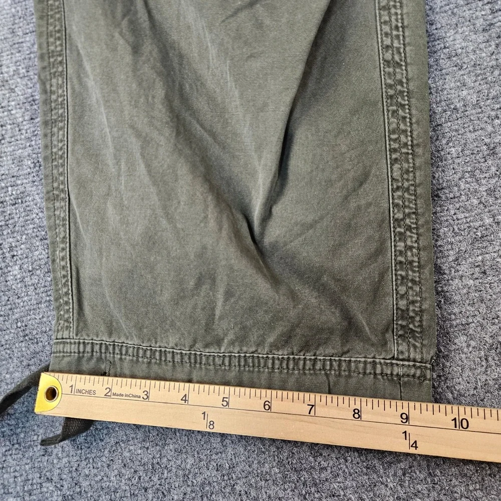 Abercrombie & Fitch Ultra Baggy Cargo Pants Mens Medium Olive Green 130P0496